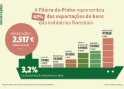 Exporta&ccedil;&otilde;es da Fileira do Pinho em 2025